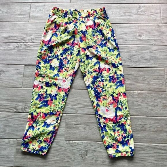 Do & Be Pants - Do & Be Womens Multicolor Floral Print‎ Straight Pants Size Large